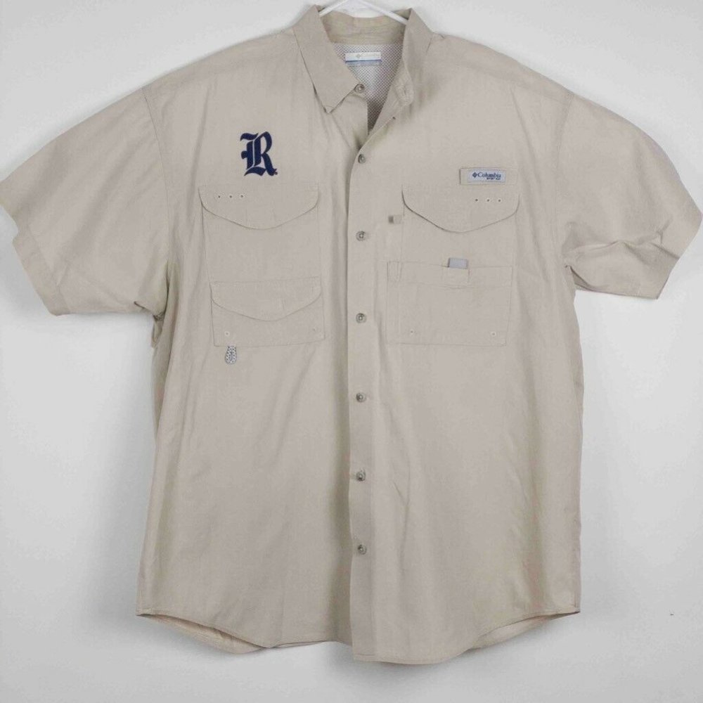 SOLD Columbia PFG Rice Owls Mens Vented Mesh L
